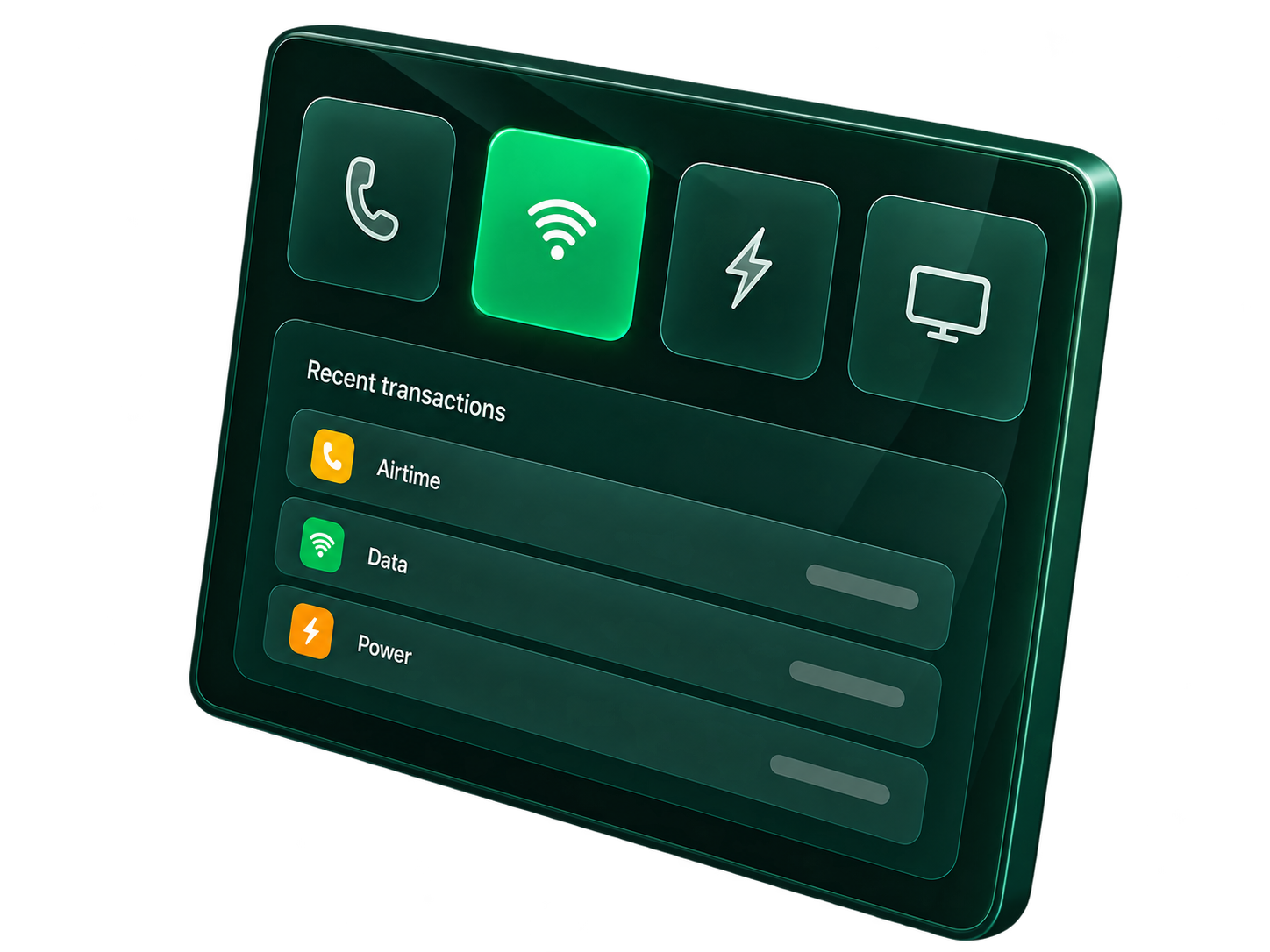 TopupNaija everyday payments interface